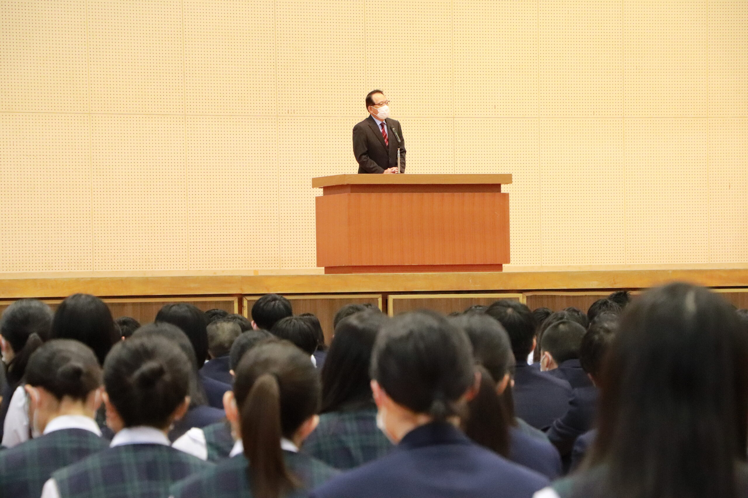 令和3年度修了式｜鵬翔高等学校